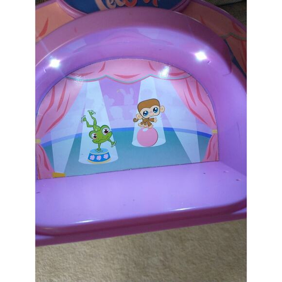 Littlest Pet Shop LPS Light Up Stage, Monkey Frog Circus 2007 *Works* - Picture 2 of 10